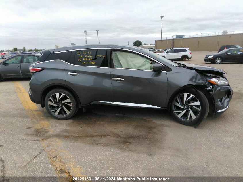2018 Nissan Murano Platinum VIN: 5N1AZ2MH0JN101240 Lot: 20125133