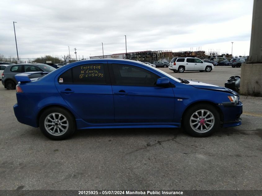 2012 Mitsubishi Lancer Se VIN: JA32V2FW8CU605073 Lot: 20125925