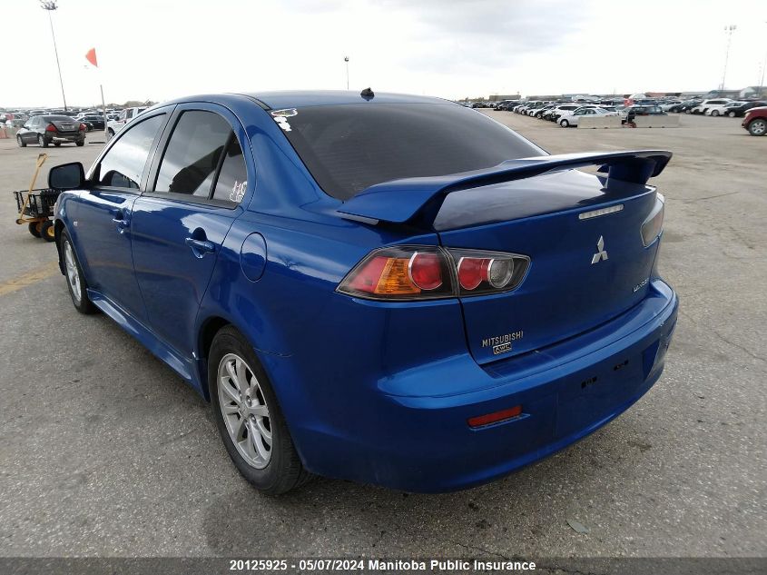 2012 Mitsubishi Lancer Se VIN: JA32V2FW8CU605073 Lot: 20125925