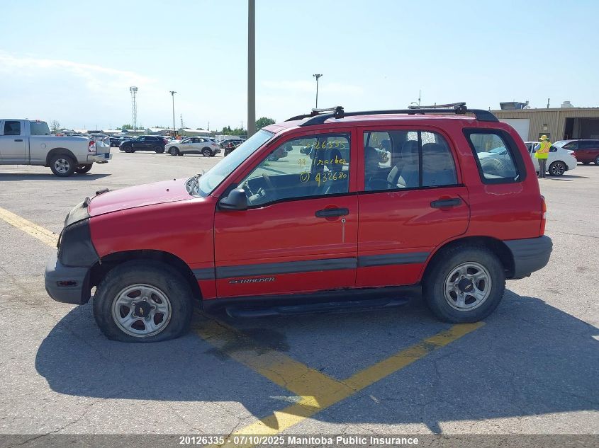 1999 Chevrolet Tracker VIN: 2CNBJ13C7X6932680 Lot: 20126335