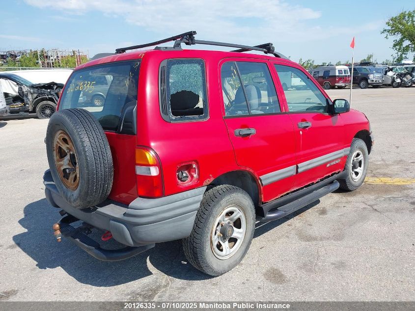 1999 Chevrolet Tracker VIN: 2CNBJ13C7X6932680 Lot: 20126335