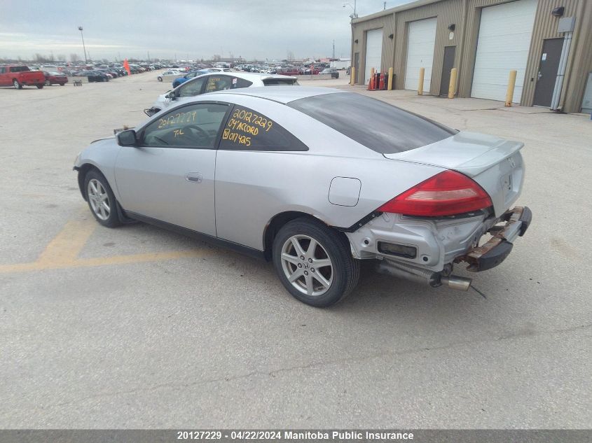 2004 Honda Accord Lx-V6 VIN: 1HGCM82254A017425 Lot: 50081594