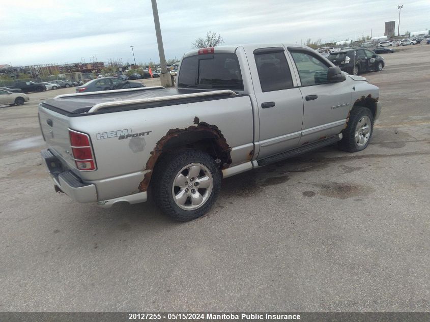 2005 Dodge Ram 1500 Quad Cab VIN: 1D7HU18D65J535278 Lot: 20127255