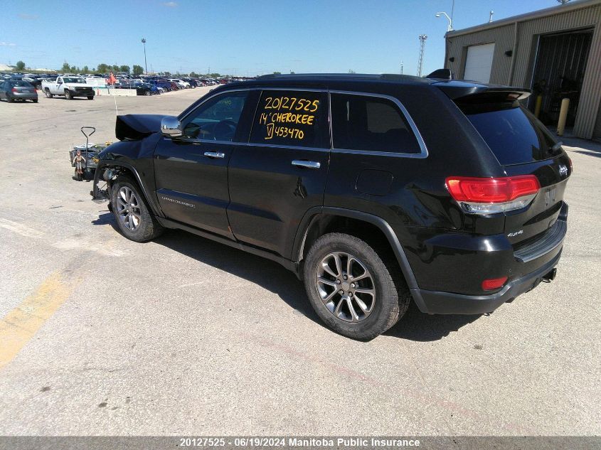 2014 Jeep Grand Cherokee Limited VIN: 1C4RJFBGXEC453470 Lot: 20127525