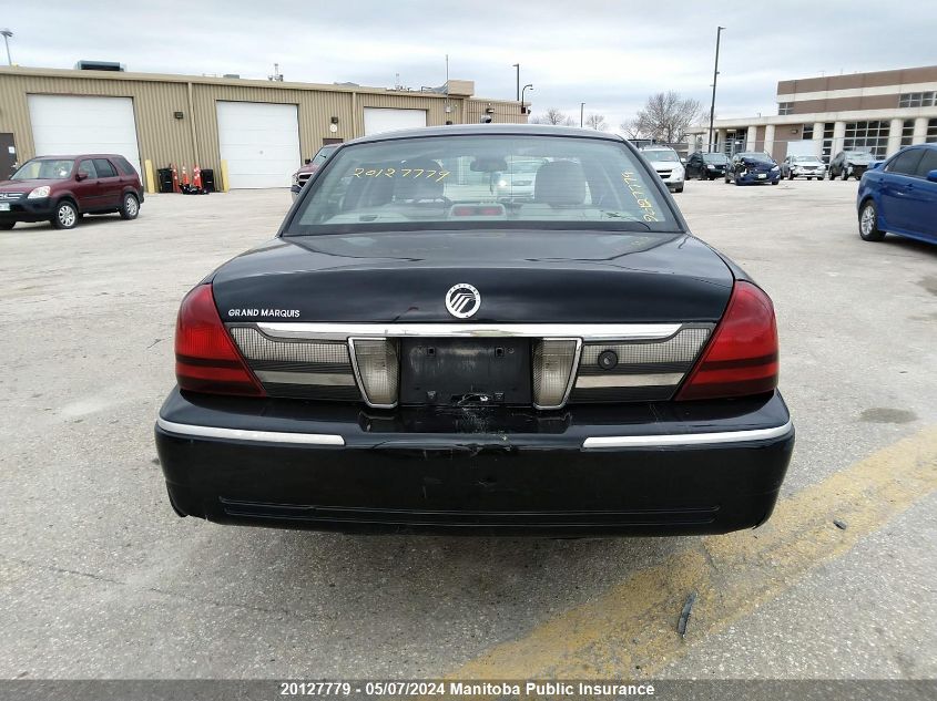 2007 Mercury Grand Marquis Ls VIN: 2MEHM75W87X610901 Lot: 20127779