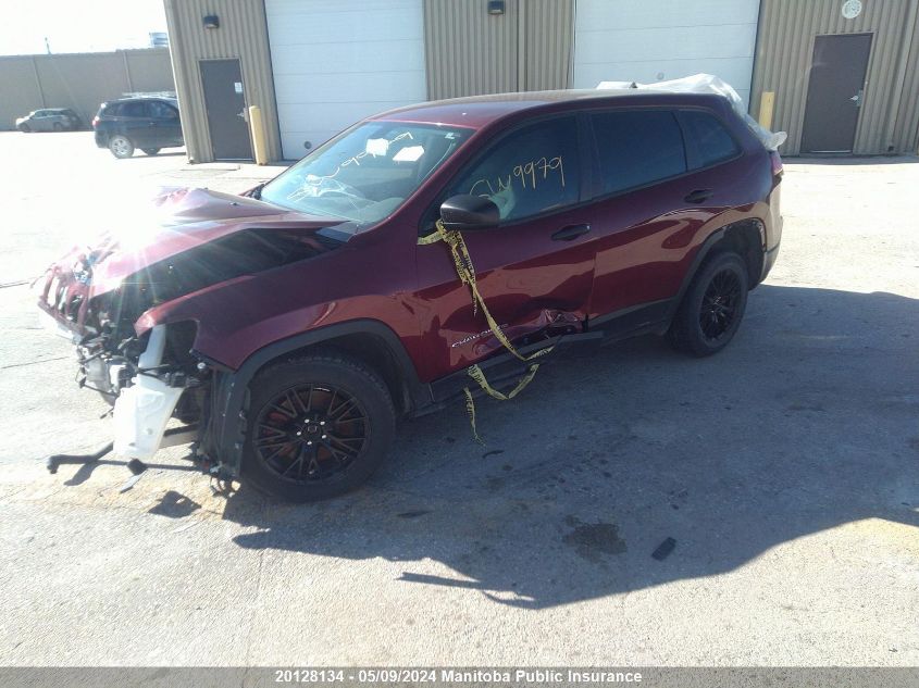 2019 Jeep Cherokee Sport VIN: 1C4PJLAB1KD175415 Lot: 20128134