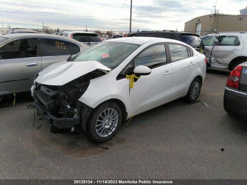 2014 Kia Rio Lx VIN: KNADM4A38E6346210 Lot: 20128154