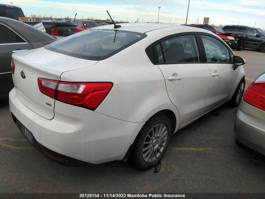 2014 Kia Rio Lx VIN: KNADM4A38E6346210 Lot: 20128154