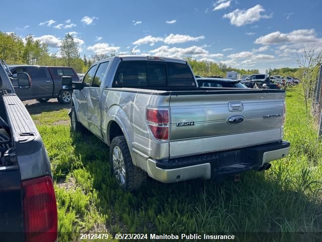 2011 Ford F150 Platinum Supercrew VIN: 1FTFW1EF5BFB26124 Lot: 20128479