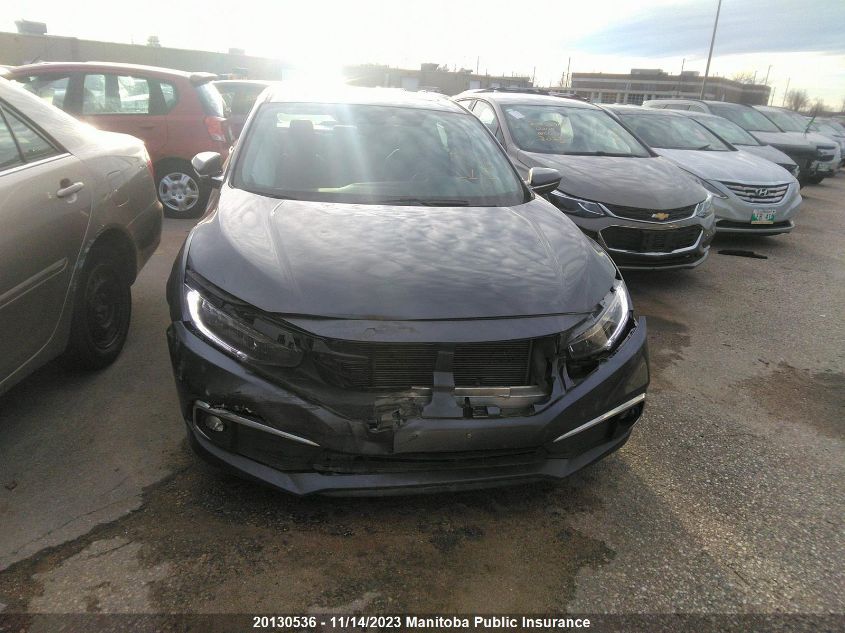 2020 Honda Civic Touring VIN: 2HGFC1F97LH102233 Lot: 20130536