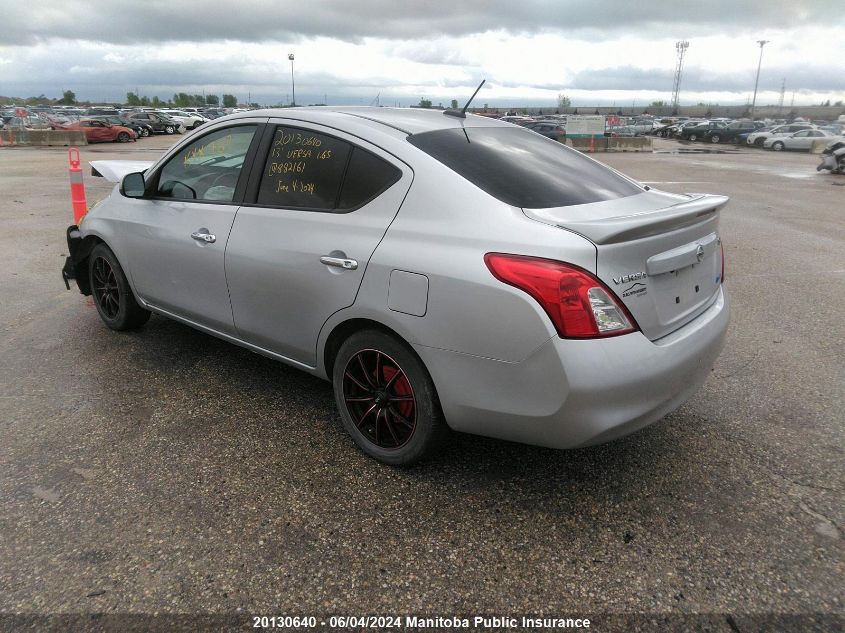 2013 Nissan Versa 1.6 S VIN: 3N1CN7AP6DL882161 Lot: 20130640