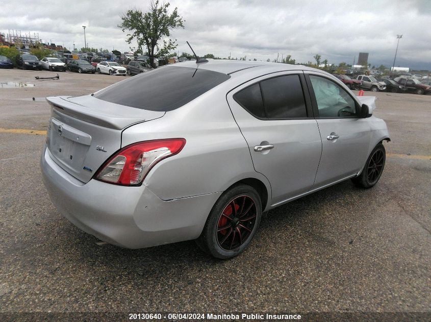 2013 Nissan Versa 1.6 S VIN: 3N1CN7AP6DL882161 Lot: 20130640