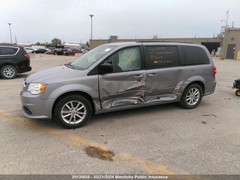 2016 Dodge Grand Caravan Sxt VIN: 2C4RDGBG6GR321703 Lot: 20130658