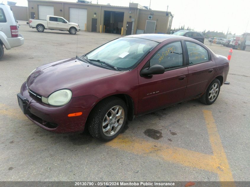 2001 Chrysler Neon Le VIN: 1C3ES46C61D291661 Lot: 20130790