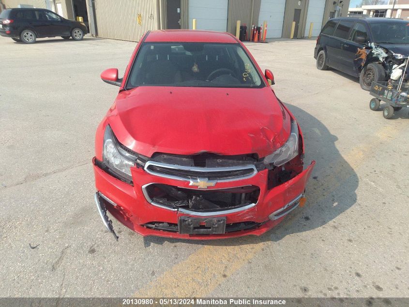 2016 Chevrolet Cruze Lt Turbo VIN: 1G1PE5SB7G7100036 Lot: 20130980