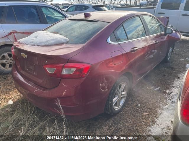 2017 Chevrolet Cruze Lt Turbo VIN: 1G1BE5SM3H7198740 Lot: 20131482