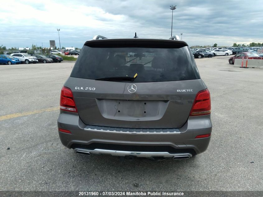 2015 Mercedes Benz Glk250 Bluetec VIN: WDCGG0EB0FG398700 Lot: 20131960