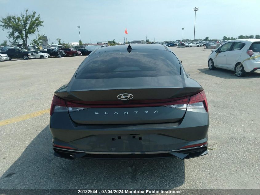 2021 Hyundai Elantra Ultimate VIN: KMHLN4AG5MU104530 Lot: 20132544