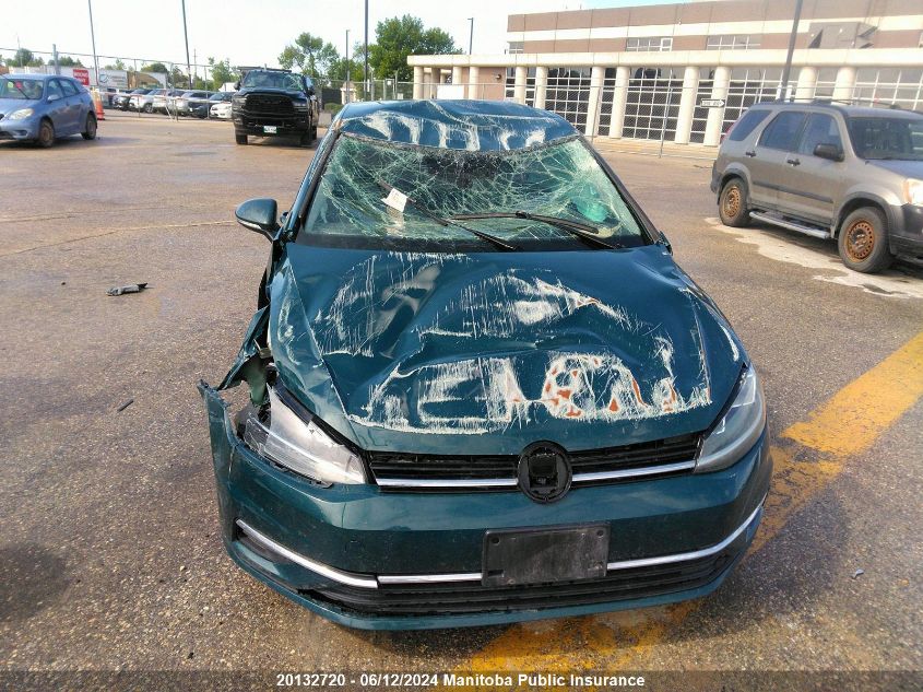 2019 Volkswagen Golf Comfortline 1.4 Tsi VIN: 3VWG57AUXKM018996 Lot: 20132720