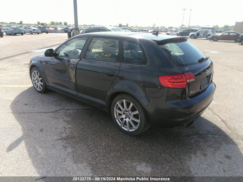 2010 Audi A3 2.0T Quattro VIN: WAUMFCFMXAA093372 Lot: 20132770