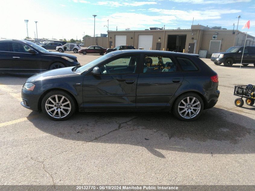 2010 Audi A3 2.0T Quattro VIN: WAUMFCFMXAA093372 Lot: 20132770