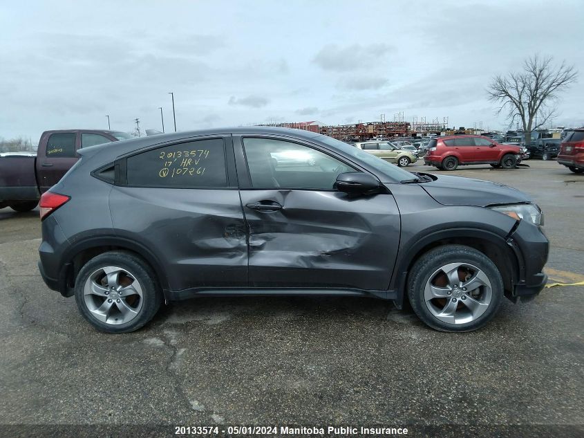 2017 Honda Hr-V Ex VIN: 3CZRU6H50HM107261 Lot: 20133574