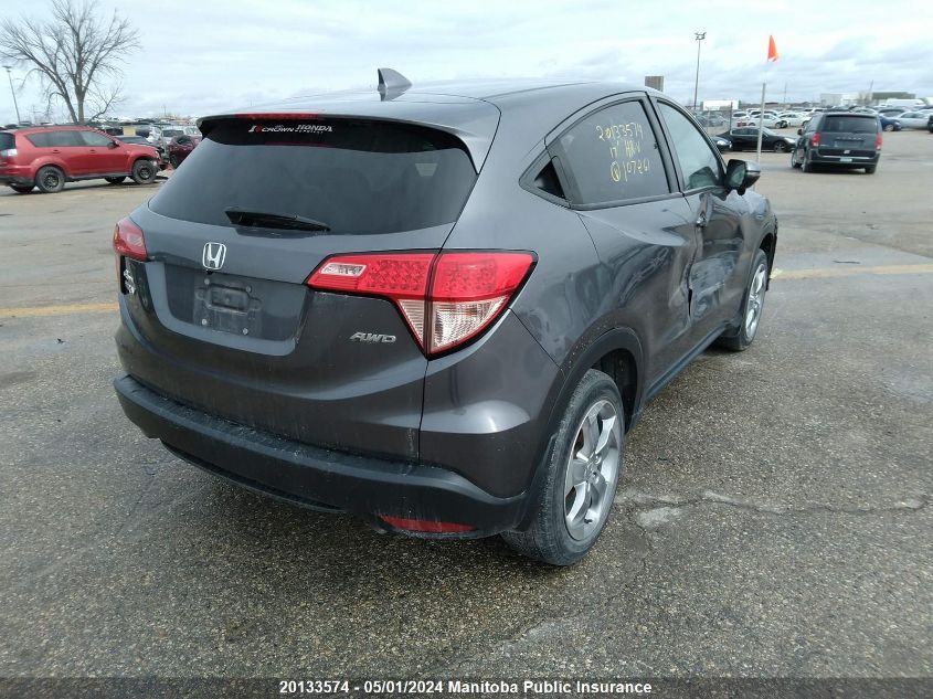 2017 Honda Hr-V Ex VIN: 3CZRU6H50HM107261 Lot: 20133574