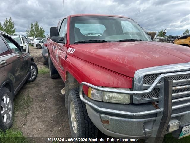 2002 Dodge Ram 2500 Quad Cab VIN: 3B7KF23642M256533 Lot: 20133624