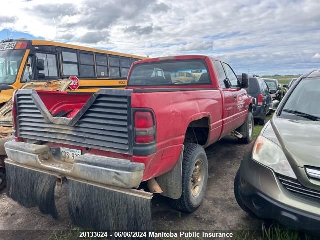 2002 Dodge Ram 2500 Quad Cab VIN: 3B7KF23642M256533 Lot: 20133624