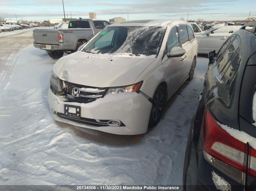 2014 Honda Odyssey Touring VIN: 5FNRL5H98EB507672 Lot: 20134006