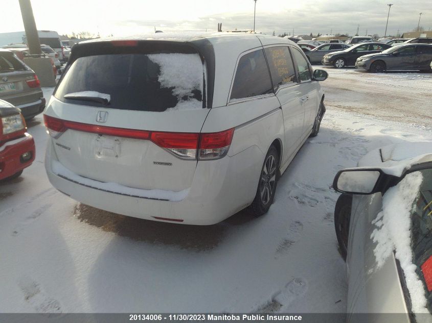 2014 Honda Odyssey Touring VIN: 5FNRL5H98EB507672 Lot: 20134006