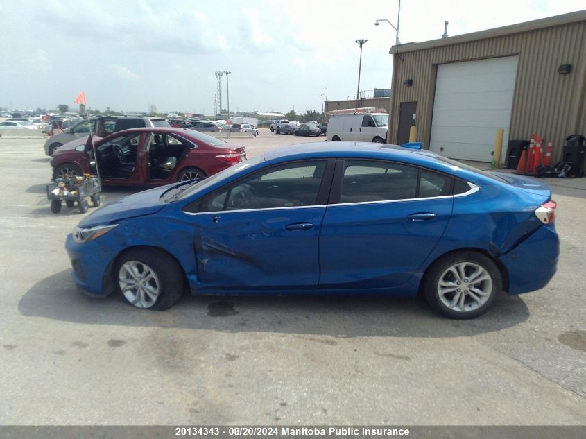 2019 Chevrolet Cruze Lt Turbo VIN: 1G1BE5SM3K7138142 Lot: 20134343