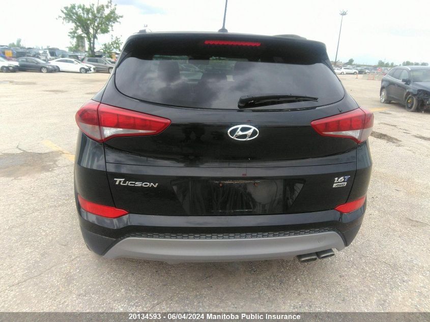 2017 Hyundai Tucson 1.6T VIN: KM8J3CA24HU455799 Lot: 20134593