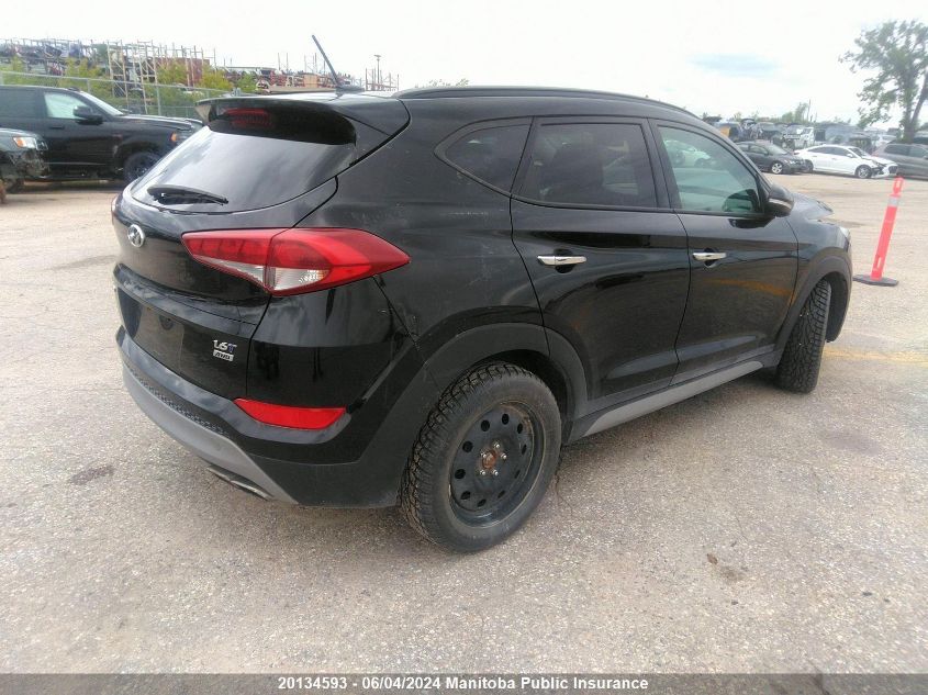 2017 Hyundai Tucson 1.6T VIN: KM8J3CA24HU455799 Lot: 20134593