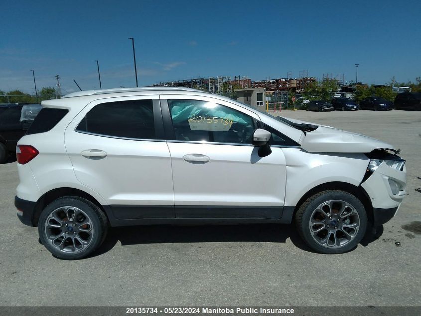 2019 Ford Ecosport Titanium VIN: MAJ6S3KL4KC310575 Lot: 20135734