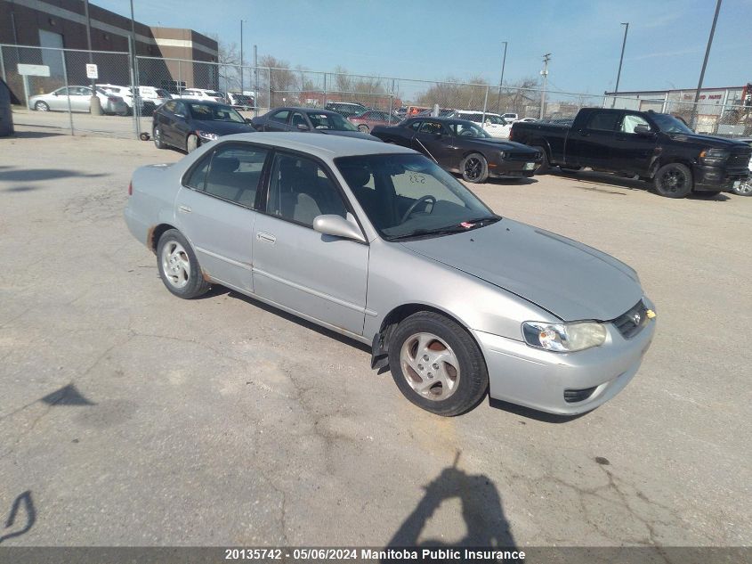 2001 Toyota Corolla Le VIN: 2T1BR12E81C846512 Lot: 20135742