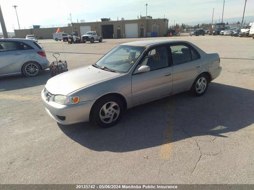 2001 Toyota Corolla Le VIN: 2T1BR12E81C846512 Lot: 20135742