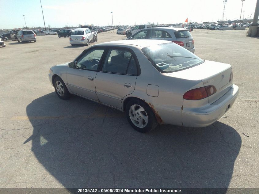 2001 Toyota Corolla Le VIN: 2T1BR12E81C846512 Lot: 20135742