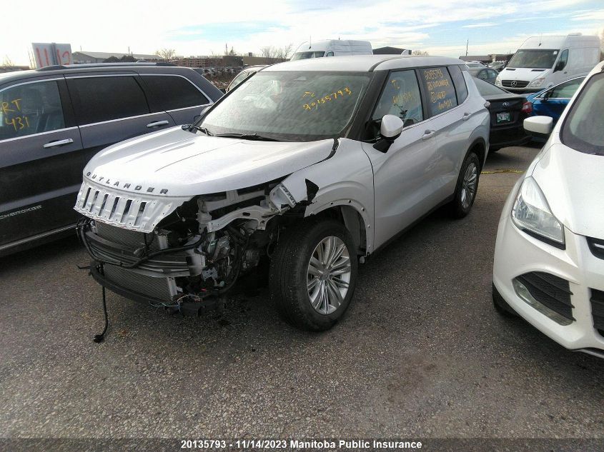 2023 Mitsubishi Outlander Es VIN: JA4J4TA88PZ612767 Lot: 20135793