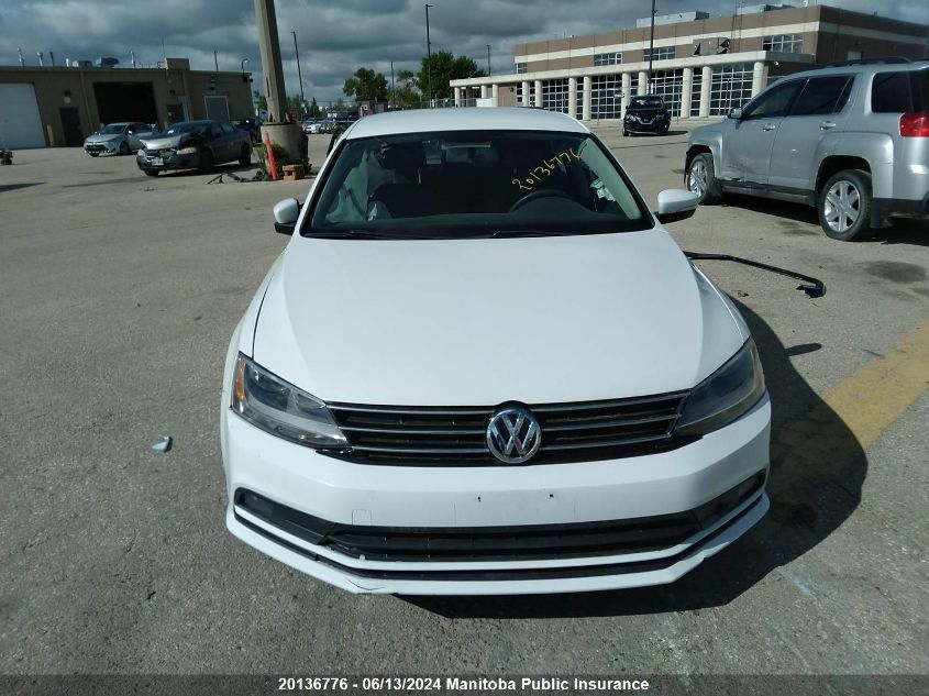 2015 Volkswagen Jetta 1.8 Tsi VIN: 3VWD07AJ7FM313762 Lot: 20136776