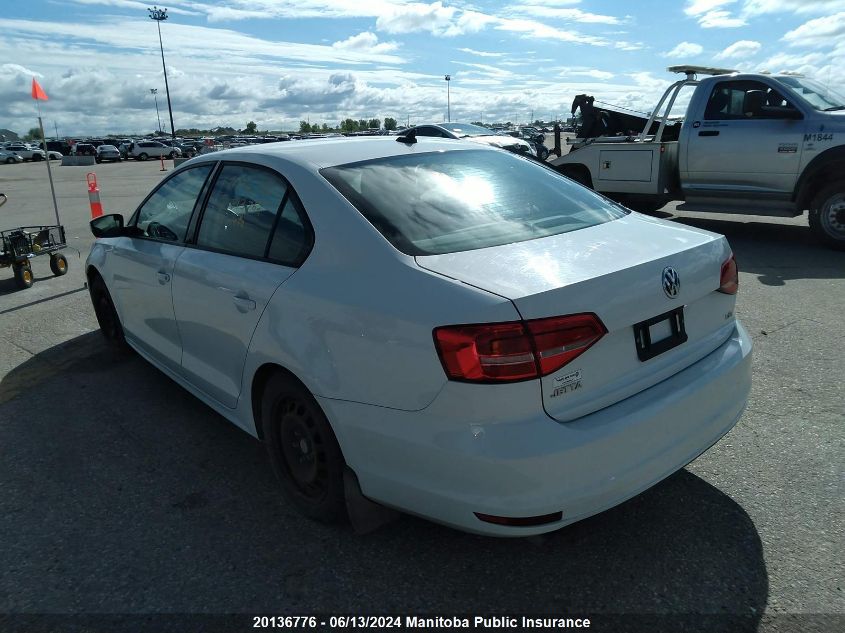 2015 Volkswagen Jetta 1.8 Tsi VIN: 3VWD07AJ7FM313762 Lot: 20136776