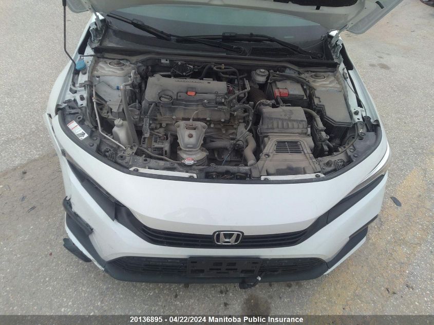 2022 Honda Civic Lx VIN: 2HGFE2F27NH113285 Lot: 49783994