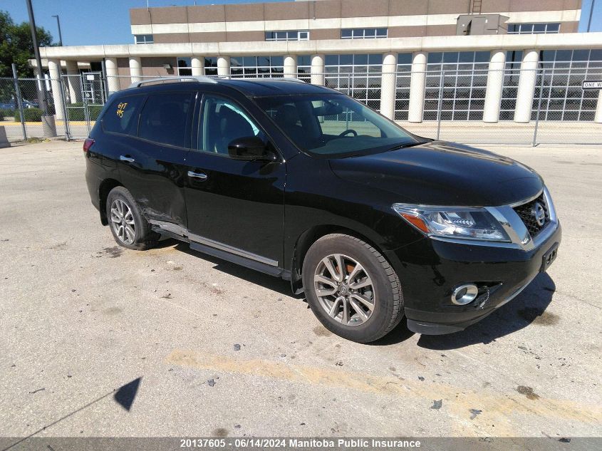 2014 Nissan Pathfinder Sl VIN: 5N1AR2MM4EC702617 Lot: 20137605