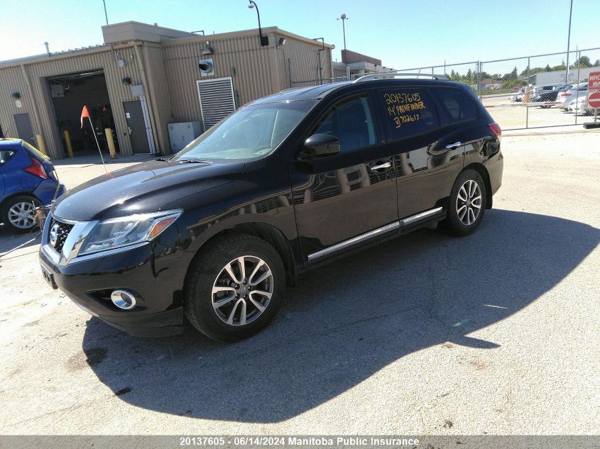 2014 Nissan Pathfinder Sl VIN: 5N1AR2MM4EC702617 Lot: 20137605