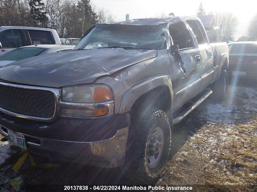 2002 GMC Sierra 2500 Hd Crew Cab VIN: 1GTHK23172F141029 Lot: 39136774