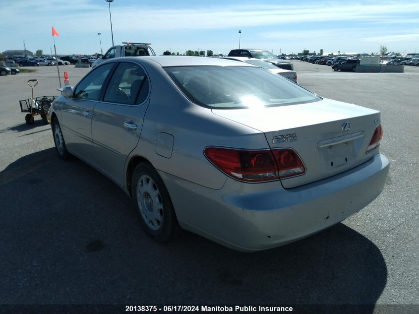 2005 Lexus Es 330 VIN: JTHBA30G155104462 Lot: 20138375