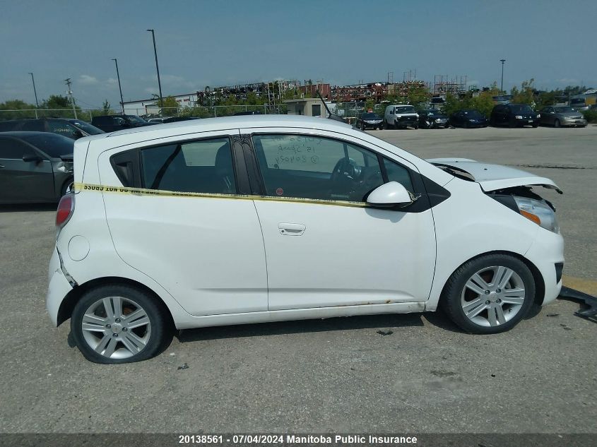 2015 Chevrolet Spark Lt VIN: KL8CD6S90FC804024 Lot: 20138561