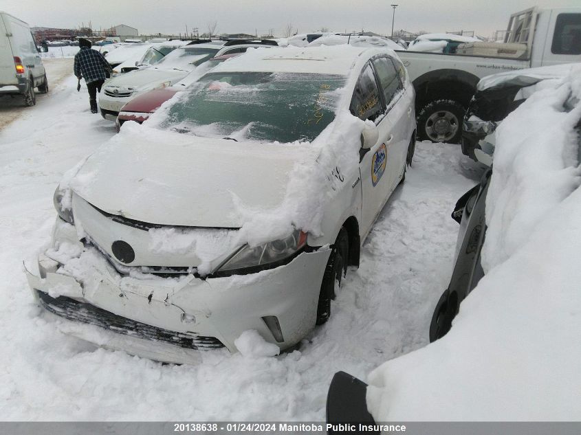 2012 Toyota Prius V VIN: JTDZN3EU6C3167729 Lot: 20138638