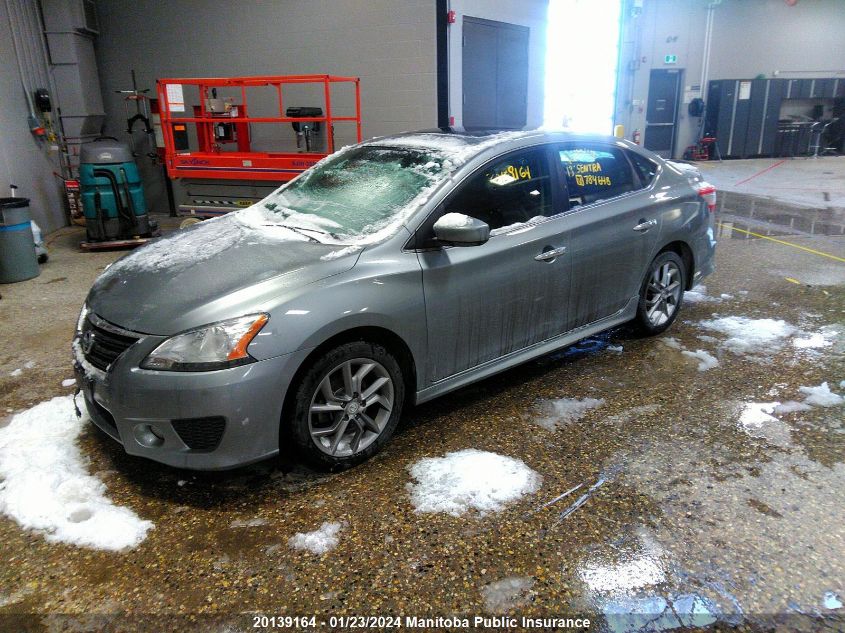 2013 Nissan Sentra 1.8 Sr VIN: 3N1AB7AP4DL784648 Lot: 20139164