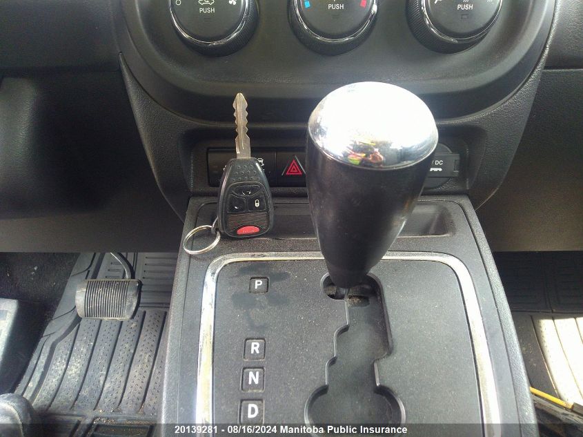 2012 Jeep Compass North VIN: 1C4NJCAB5CD615421 Lot: 20139281